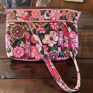 AUTHENTIC Retired Vera Bradley Little Betsy Bag in Mod Floral Pink